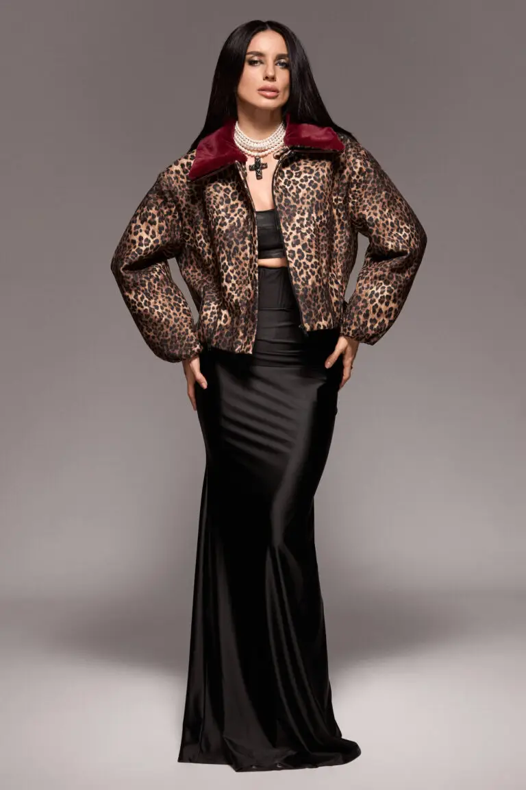 Outlet 43 Jachetă Bomber Animal Print