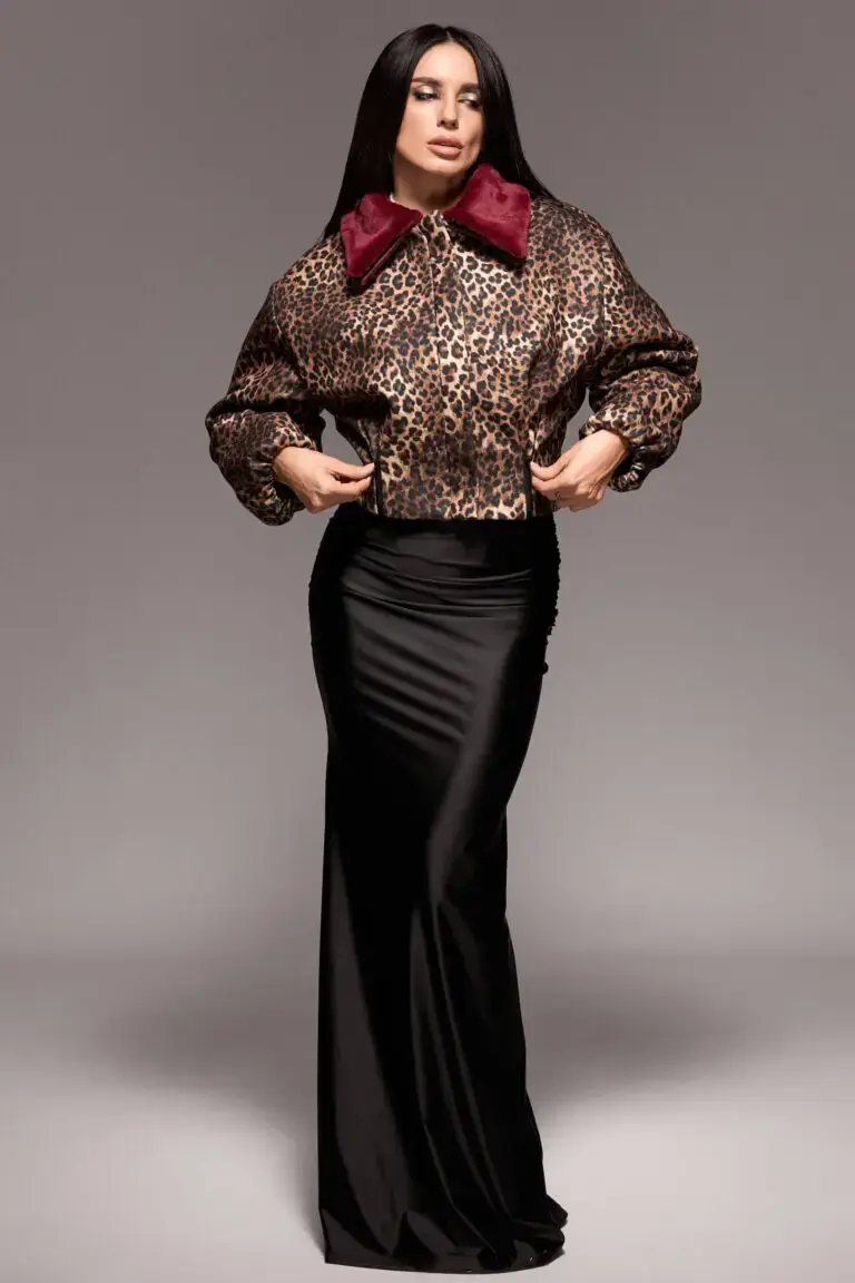 Outlet 45 Jacheta Bomber Animal Print