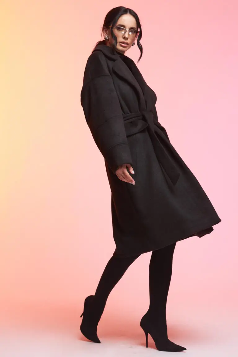 Palton Midi Negru