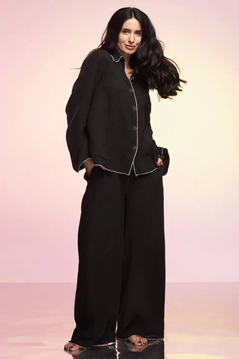 Pijama Muselina Neagra