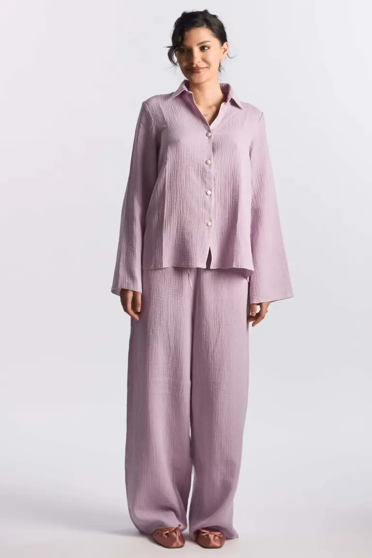 Pijama Muselină Lila