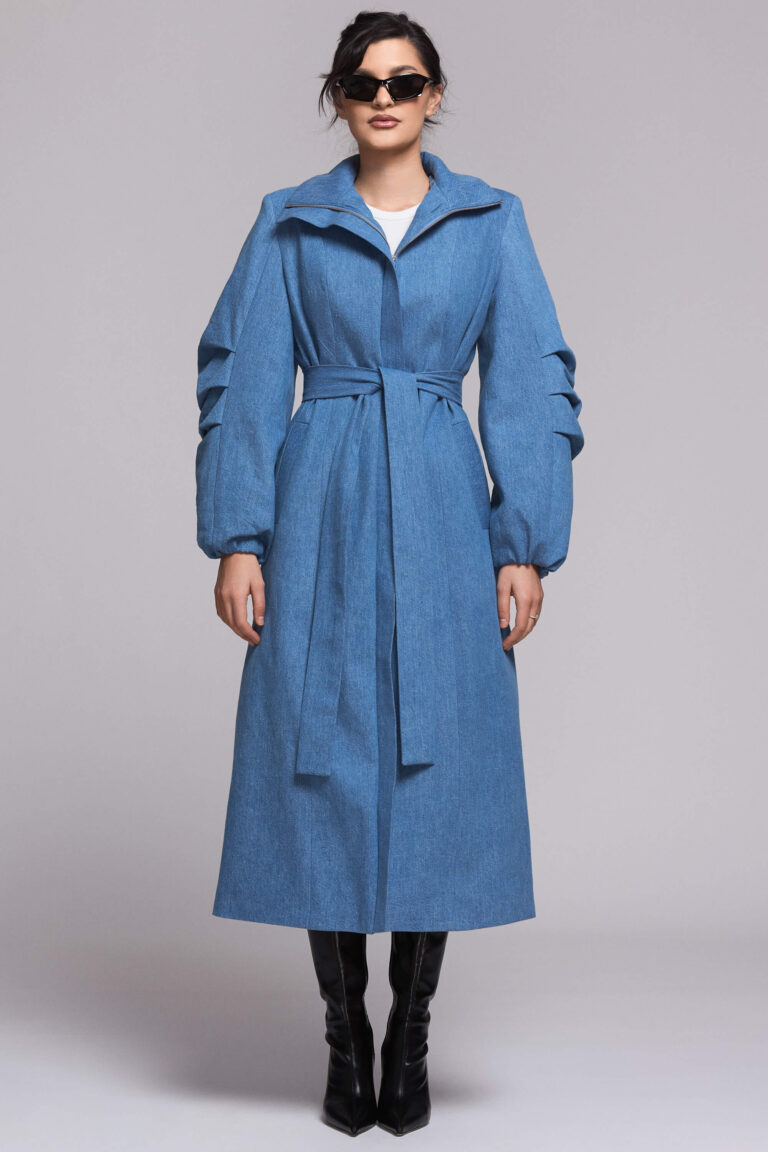 Trench din Denim
