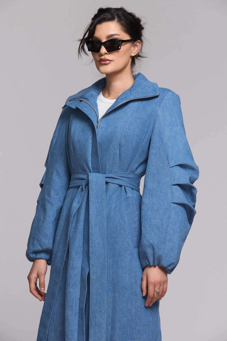 Trench din Denim