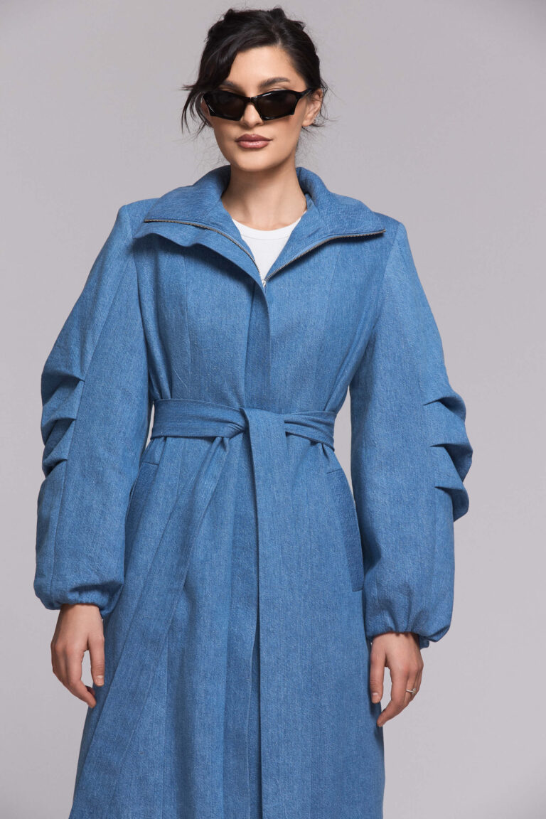 Outlet 12 Trench din Denim